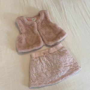 Gymboree skirt and vest